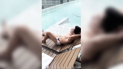 Ray Viet Samuel - Poolside Encounter - free gay porn