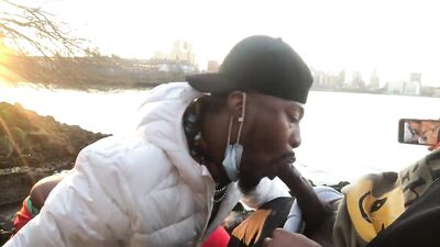 Pablo Strokes & Kushionz Fuck Outdoors From Noon Til Night - free gay porn