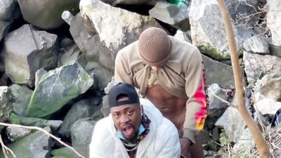 Pablo Strokes & Kushionz Fuck Outdoors From Noon Til Night - free gay porn