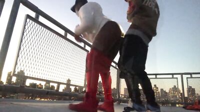 Pablo Strokes & Kushionz Fuck Outdoors From Noon Til Night - free gay porn