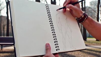 Artists Hand by ManyAMan