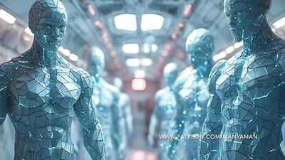 AI Astronauts Get Fucked by ManyAMan