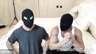 MuscleMatt - 223 Storm Watch Matt and Carlo Live - gay porn video