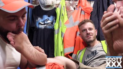Scottxxx - Workmates Stinky Feet - gay porn video