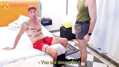 Blonde with big cock fucks a tender bear - gay porn video