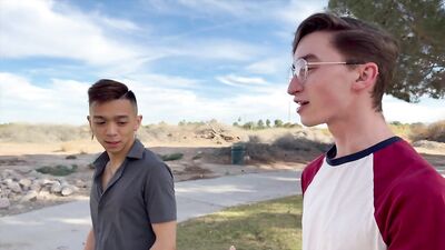 Trio Tryst - Ryan Chun, Ryder Rockwell Image & Vincent Revero  - gay porn video