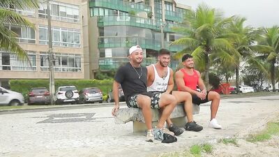 Alejo Ospina, Daniel Montoya and Lucas Threesome Video BBK Creampie Part 2