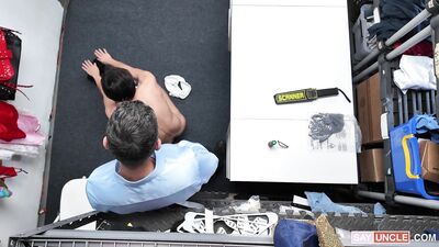 If You Steal Underwear, You Have to Allow the Security Guard to Take Them Off - The Twink Sebas & Lee Sparks - gay porn video