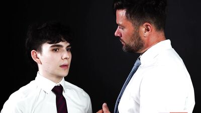 Let the Mission President Fuck You and Atone for Your Lustful Gay Mutterings - Beaux Matthews & Nick Fields - gay porn video