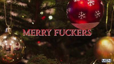 Merry Fuckers - Tony Genius, Aiden Dean & Austin Spears - gay porn video