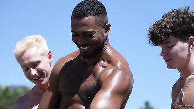 Cabin Archives Dirty Sex Tapes - Sean Xavier, Silas Brooks & Grayson Cole - gay porn video