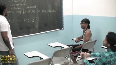 Bareback Study Hall 4 - Lessons learned - gay porn video