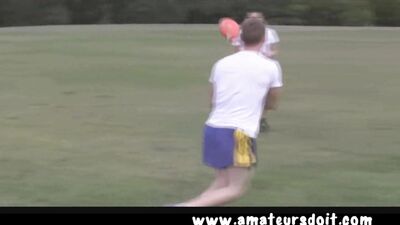 Ed and Tate Aussie Footy Practice