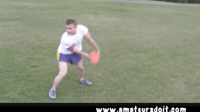 Ed and Tate Aussie Footy Practice