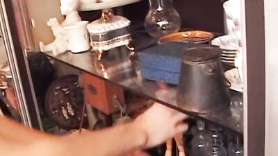 Shop assistant fucked in the back-room