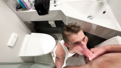 Martin XXL - Im sucking a pornstars dick in the bathroom