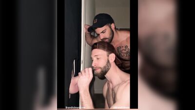 BrandtsBoys - Kyle Tricks Friend Into Coming To Jordans GH So He Could Suck His Huge Cock Himself