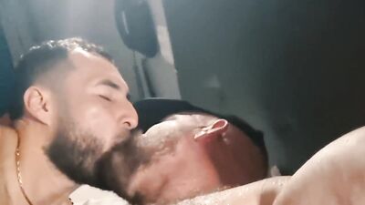 Musclebear and Otter Having Fun