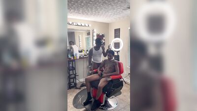 OnlyFans - @globalbrosceo I invited @raypotts To The Barber shop @ttuxclusive