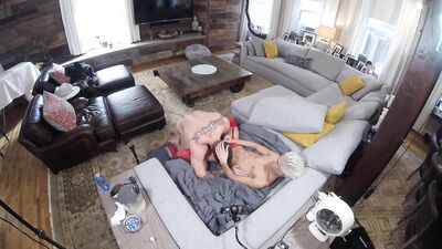 OnlyFans - Austin Wolf fucking Xummer Apollo on my sofa (Angle 4)