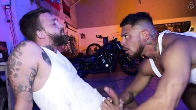 That Switch being fuck roughly by Pig Mulatto and Naked Yogui at garage - fan club