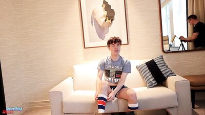 Super cute Toby Ottoli naked in my hotel room - gay porn