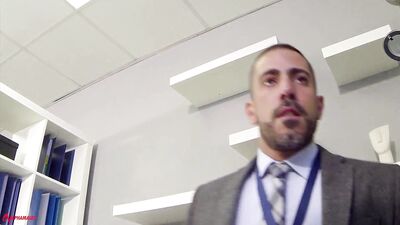 Michel Rudin  Yohann Banks - Finding out my colleague is a gay porn star - gay porn
