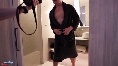 Behind the scenes with our soapy mate Patrick - gay porn