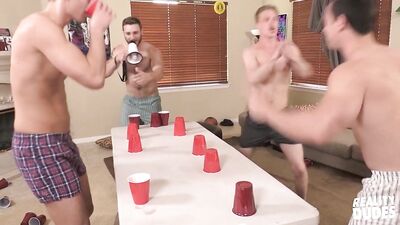 Flip Cup Bareback FuckFest - gay porn