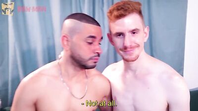 Black male stallion mercilessly fucks a greedy redhead - fan club