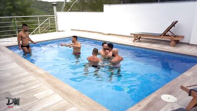 Villa Pool Orgy Part 2 - fan club