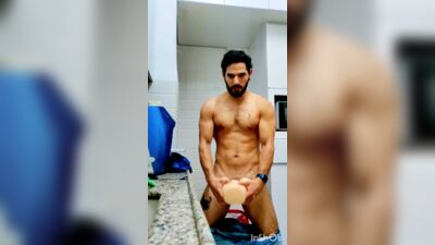 Hot MUSCULAR latino fuck toy pussy