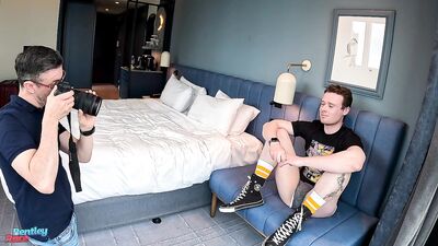 Tom looks great in lycra wrestler gear