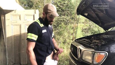 Just For Fans - Matt Muck Oil Change - gay porn