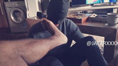Fans - Foot and dick worship by this fit gimp fag on his knees