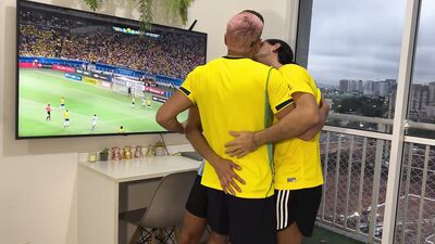 Kallelxx - Brazil x Argentina - The soccer night turns into a gay threesome between latinos - gay porn