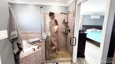 HotGuysFuck - Mike Jebbs Load Explodes on Luna Lovehards Ass After a Wild Ride