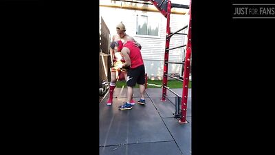 JustForFans - Hoss Kado Pierre Fitch Outside Fuck