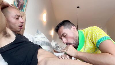 Liam Harding - Hot Latino guy fucked bareback by a big cock