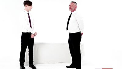 MissionaryBoys - Zac Steele and Oz Daddy - Ordination - Elder Steele Joins the Order