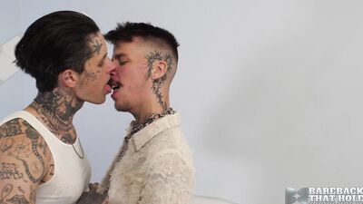 BarebackThatHole - Ethan Ryder and Tatted Faggot