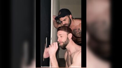 BrandtsBoys - Kyle Tricks Friend Into Coming To Jordans GH So He Could Suck His Huge Cock Himself