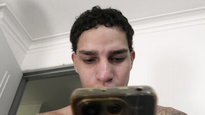 Young Tattooed Masculine Latino - Solo Big Cock  Abundant Cumshot - gay porn