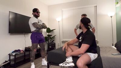OnlyDurden - Interracial Bedroom Foursome - gay porn