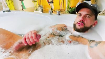 Jacuzzi Masturbation - gay porn