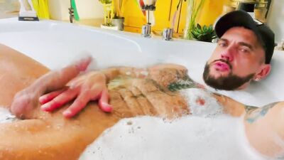 Jacuzzi Masturbation - gay porn