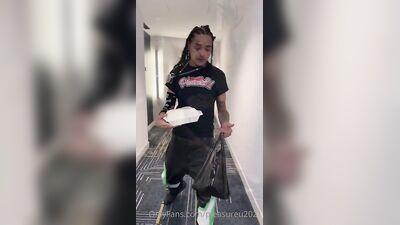 What happens when the delivery guys is fine asf - Blattino & IDoMeFU - gay porn