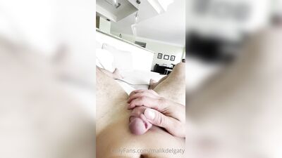 Malik Delgaty - Playing with my dick - gay porn