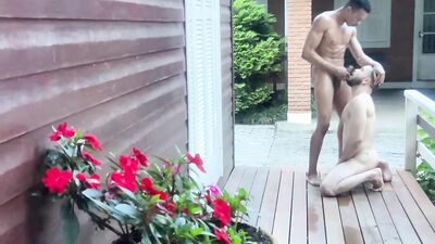Two friends fucking each order in a cottage in Campos do Jordao