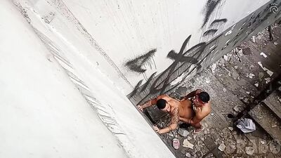 Fucking in the abandoned building